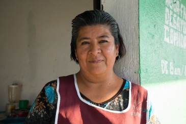 Delia Gema Vicente Lopez makes tortas at “Comedor Santy,” Fonda, San Agustin De Las Juntas south of the city of Oaxaca.